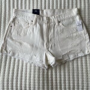 NWT GAP white denim shorts